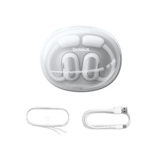 Бездротові навушники відкритого типу Baseus Eli Sport 1 Open-Ear Wireless TWS Earbuds IPX4 Білий