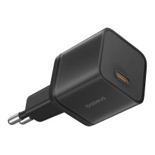Сетевое зарядное устройство Baseus GaN5S Fast Charger 1C PD3.0 20W Type-C 3A Черный