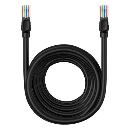 Кабель Baseus High Speed CAT5 RJ45 Gigabit Network Cable Ethernet Круглый 10m Черный