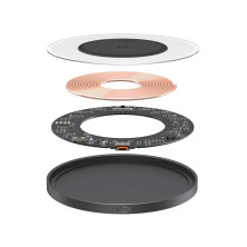 Бездротовий зарядний пристрій Baseus Simple 2 Wireless Charger з технологією Qi 15W Чорний