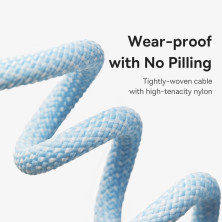 Кабель Baseus Dynamic Series Fast Charging Data Cable USB to Type-C 100W 20V 5A 1m Голубой