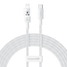 Кабель Baseus Gem Series Fast Charging Data Cable Type-C to Lightning PD 20W 2m Белый