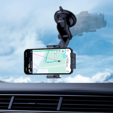 Автотримач для телефона Baseus UltraControl Go Series Clamp-Type Phone Holder Suction Cup Version на торпедо Чорний
