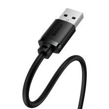 USB удлинитель Baseus AirJoy Series USB2.0 to USB2.0 Extension кабель 1.5м Черный