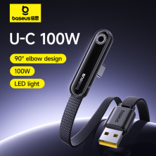 Кабель Baseus MVP 3 Fast Charging Data Cable USB to Type-C 100W 20V 5A 2m Черный