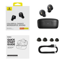 Беспроводные Bluetooth наушники Baseus Bowie E18 True Wireless TWS Earphones Черный