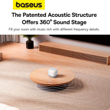 Портативна Bluetooth колонка Baseus AeQur V2 Білий