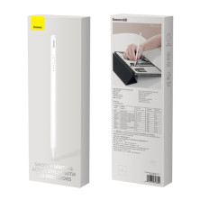 Стилус для iPad Baseus Smooth Writing Active Stylus с LED индикаторами 10 часов Белый