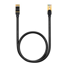 Кабель Baseus High Speed CAT7 Seven Types RJ45 10Gigabit Network Cable Ethernet Круглый 0.5m Черный