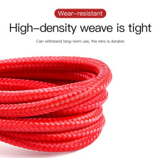 Кабель Baseus Cafule Cable Special Edition USB to Lightning 2.4A 1m Красный