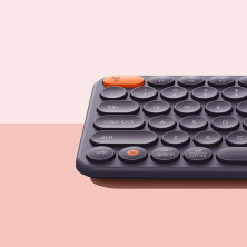 Клавиатура беспроводная Baseus K01B Wireless Tri-Mode Keyboard 2.4G/BT1+BT2 Серый