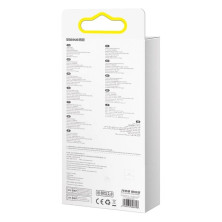 Кабель Baseus Flash Series 2 3-in-1 Fast Charging Data Cable Type-C to Lightning+Type-C+MicroUSB 100W 1.5m Фіолетовий