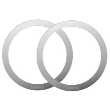 Магнітне кільце Baseus Halo Series Magnetic Metal Ring функцією Magsafe набір 2 штуки Сріблястий