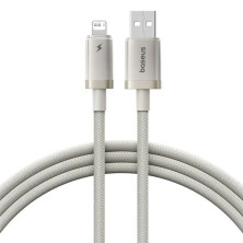 Кабель Baseus Titanium Alloy Series Fast Charging Data Cable USB to Lightning 2.4A 1m Сірий