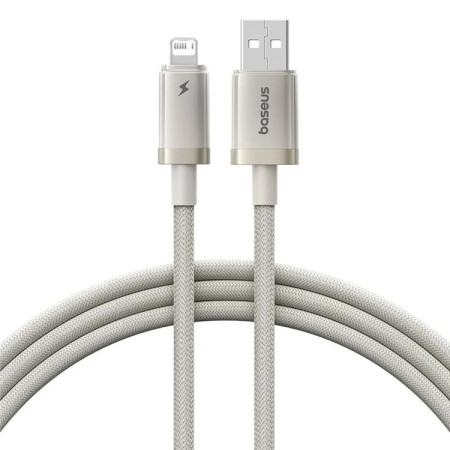 Кабель Baseus Titanium Alloy Series Fast Charging Data Cable USB to Lightning 2.4A 1m Серый
