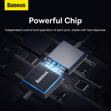 USB-хаб Baseus 4in1 UltraJoy 4-Port Type-A HUB Adapter Type-A to USB3.0*4 Сірий