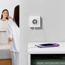 Сетевое зарядное устройство Baseus GaN5 Fast Charger 1C PD3.0 30W Type-C 3A Фиолетовый