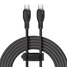 Кабель Baseus Pudding Series Fast Charging Data Cable Type-C to Type-C 100W 20V 5A 2m Черный