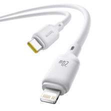 Кабель Baseus Silky Series Fast Charging Data Cable Type-C to Lightning PD 20W 1m Белый