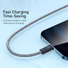 Кабель Baseus Dynamic Series Fast Charging USB to Lightning 2.4A 1m Серый