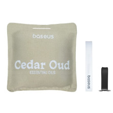 Ароматизатор в машину Baseus Margaret Car Air Freshener з ароматом Cedar Oud Сірий