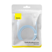 Кабель Baseus Pudding Series Fast Charging Data Cable USB to Lightning 2.4A 1.2m Голубой