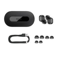 Беспроводные Bluetooth наушники Baseus Bowie EZ10 True Wireless TWS Earphones Черный