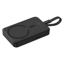УМБ Baseus Magnetic Mini Wireless Fast Charge 10000mAh 30W 3A QC3.0+PD3.0 з функцією MagSafe та Qi 15W і Type-C 30W кабелем Чорний