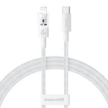 Кабель Baseus Gem Series Fast Charging Data Cable Type-C to Lightning PD 20W 1m Белый