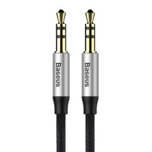 Аудіо-кабель Baseus Yiven AUX 3.5 to AUX 3.5 Audio Cable M30 0,5м Чорний