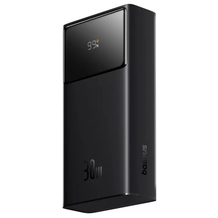 УМБ Baseus Star-Lord Digital Display 10000mAh 30W з технологією QC3.0+PD3.0 2USB+Type-C + Кабель USB to Type-C Чорний