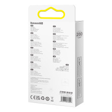 Кабель Baseus Glimmer Series Fast Charging Data Cable Type-C to Type-C 100W 20V 5A 2m Черный