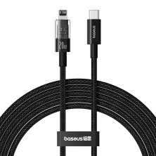 Кабель Baseus Gem Series Fast Charging Data Cable Type-C to Lightning PD 20W 2m Черный