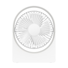 Вентилятор портативный Baseus Serenity Desktop Fan Pro настольный с аккумулятором 2000 мАч Белый