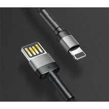 Кабель Baseus Cafule Cable Special Edition USB to Lightning 2.4A 1m Сірий