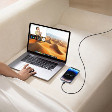 Кабель Baseus Discolor Series Fast Charging Data Cable Type-C to Lightning PD 20W 1m Черный