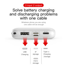 УМБ Baseus Mini Q 20000mAh 15W 3A с технологией PD Белый