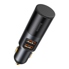 Автомобільний зарядний пристрій Baseus Share Together Fast Charge Car Charger 120W 2USB + 1 Прикурювач Сірий