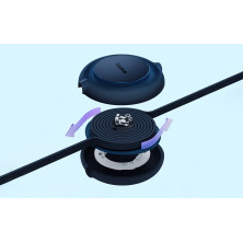 Кабель Baseus Bright Mirror 2 Series Retractable 3-in-1 Fast Charging Data Cable USB to Lightning+Type-C+MicroUSB 3.5А 1.1m Синій