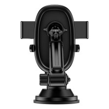 Автотримач для телефона Baseus UltraControl Pro Series Clamp-Type Car Holder Set на торпедо і в повітропровід Чорний
