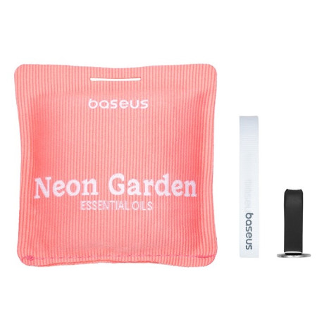 Ароматизатор в машину Baseus Margaret Car Air Freshener з ароматом Neon Garden Рожевий