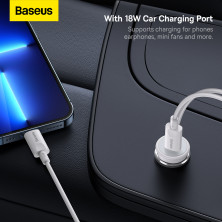 Беспроводное автомобильное зарядное устройство Baseus CW01 Magnetic Wireless Charging Car Mount 40W с функцией MagSafe и Qi 15W+Type-C 25W Белый