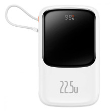УМБ Baseus Q Pow Pro 20000mAh 22.5W 5A з технологією QC3.0+PD3.0 та Type-C кабелем 22.5W Білий
