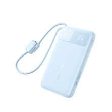 УМБ Baseus EnerFill FC11 Dual-Cable 10000mAh 22.5W с технологией QC3.0+PD3.0 и iP 20W+Type-C 22.5W кабелем Голубой