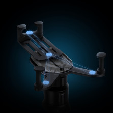 Бездротовий автомобільний зарядний пристрій Baseus Stable Gravitational Wireless Charging Car Mount Pro з технологією Qi 15W Чорний