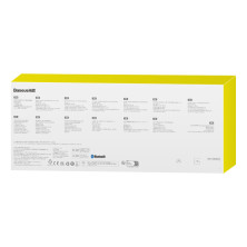 Клавіатура бездротова Baseus K01A Wireless Tri-Mode Keyboard 2.4G/BT1+BT2 Фіолетовий