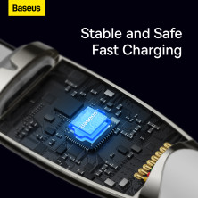 Кабель Baseus Glimmer Series Fast Charging Data Cable Type-C to Type-C 100W 20V 5A 2m Белый
