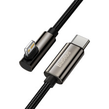 Кабель Baseus Legend Series Elbow Fast Charging Data Cable Type-C to Lightning PD 20W 1m Черный