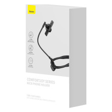 Тримач для телефону на шию Baseus ComfortJoy Series Neck Phone Holder Чорний