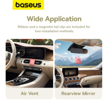 Ароматизатор в машину Baseus Margaret Car Air Freshener з ароматом Neon Garden Рожевий